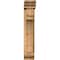 Ekena Millwork Merced Traditional Smooth Bracket w/ Offset Brace, Western Red Cedar, 5 1/2"W x 18"D x 30"H BKT0604X18X30MRC01SWR - alternate 2